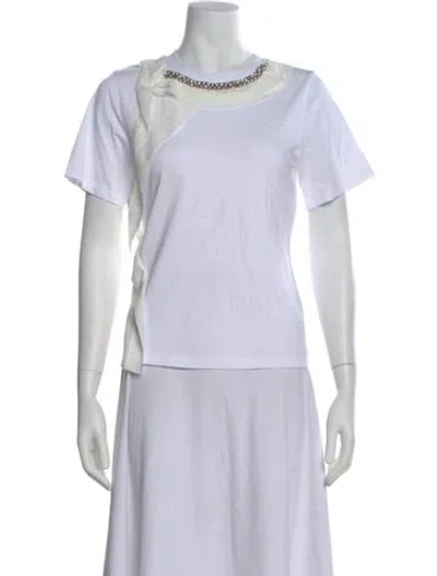 Pre-owned 3.1 Phillip Lim Crew Neck Short Sleeve T-shirt W/ Tags In White