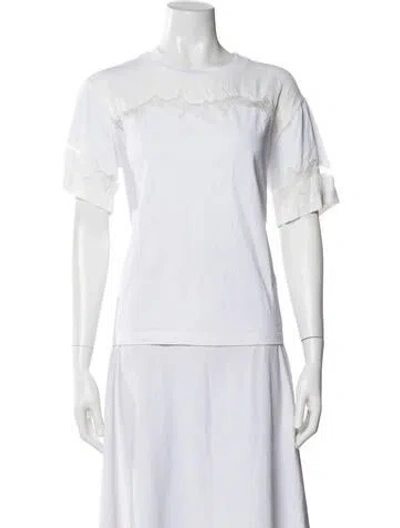 Pre-owned 3.1 Phillip Lim Crew Neck Short Sleeve T-shirt In White