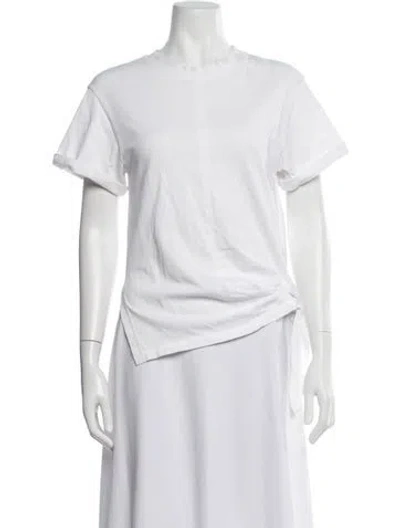 Pre-owned 3.1 Phillip Lim Crew Neck Short Sleeve T-shirt In White
