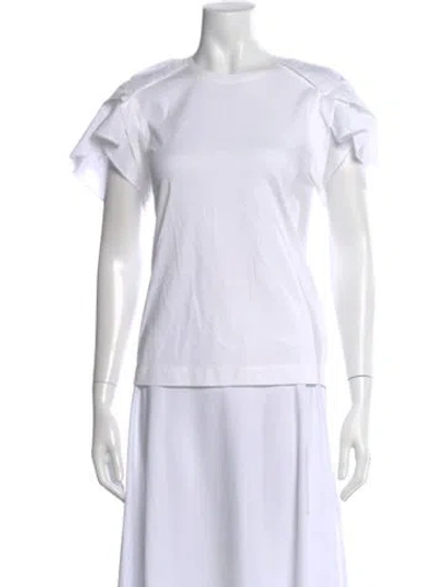 Pre-owned 3.1 Phillip Lim Crew Neck Short Sleeve T-shirt In White