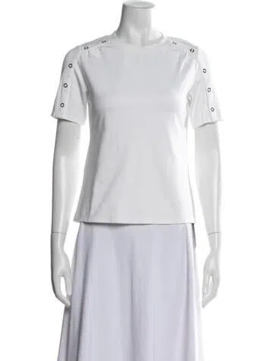Pre-owned 3.1 Phillip Lim Crew Neck Short Sleeve T-shirt In White