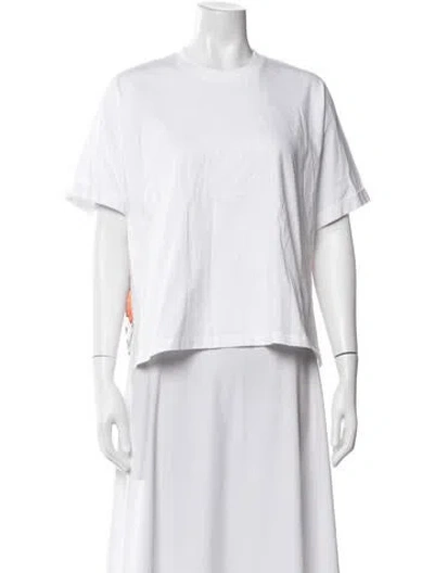 Pre-owned 3.1 Phillip Lim Crew Neck Short Sleeve T-shirt In White