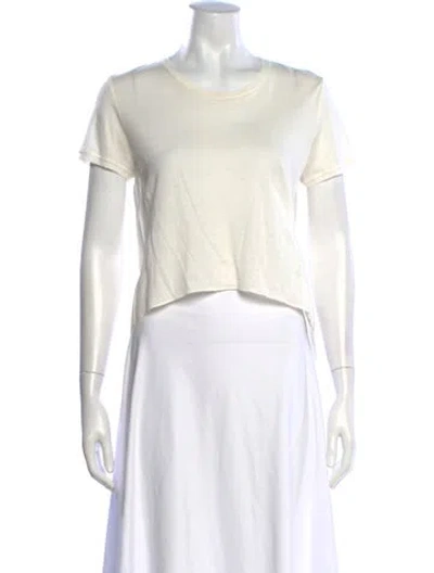 Pre-owned 3.1 Phillip Lim Crew Neck Short Sleeve T-shirt In White