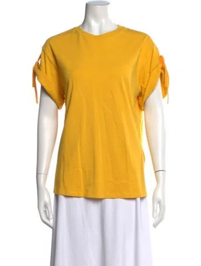 Pre-owned 3.1 Phillip Lim Crew Neck Short Sleeve T-shirt In Yellow
