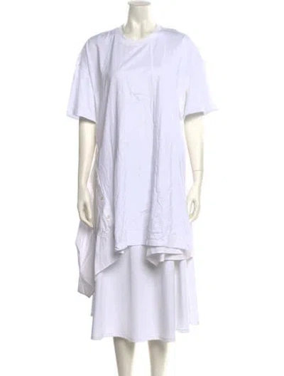Pre-owned 3.1 Phillip Lim Crew Neck Short Sleeve Tunic In White