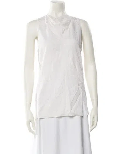 Pre-owned 3.1 Phillip Lim Crew Neck Sleeveless Blouse In Neutral