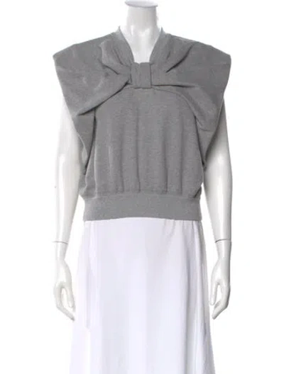Pre-owned 3.1 Phillip Lim Crew Neck Sleeveless Sweatshirt In Gray