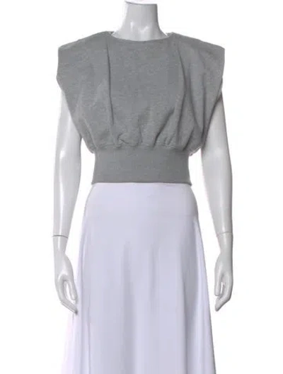 Pre-owned 3.1 Phillip Lim Crew Neck Sleeveless Sweatshirt In Gray