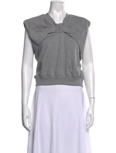 Pre-owned 3.1 Phillip Lim Crew Neck Sleeveless Sweatshirt W/ Tags In Gray