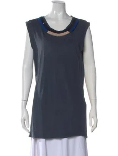 Pre-owned 3.1 Phillip Lim Crew Neck Sleeveless Top In Black