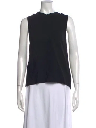 Pre-owned 3.1 Phillip Lim Crew Neck Sleeveless Top In Black