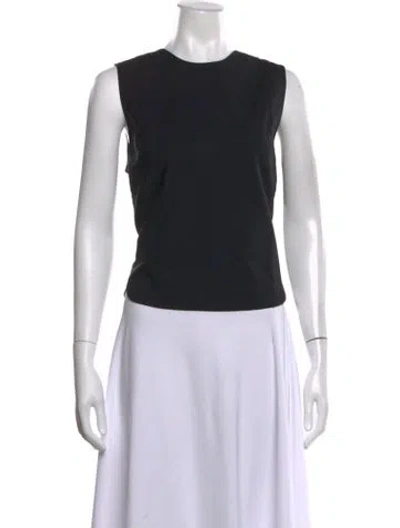 Pre-owned 3.1 Phillip Lim Crew Neck Sleeveless Top In Black