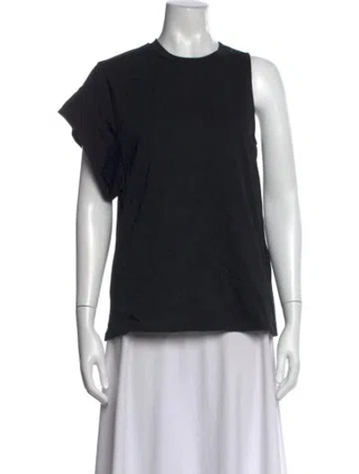 Pre-owned 3.1 Phillip Lim Crew Neck Sleeveless Top In Black
