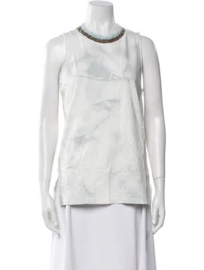 Pre-owned 3.1 Phillip Lim Crew Neck Sleeveless Top In Gray