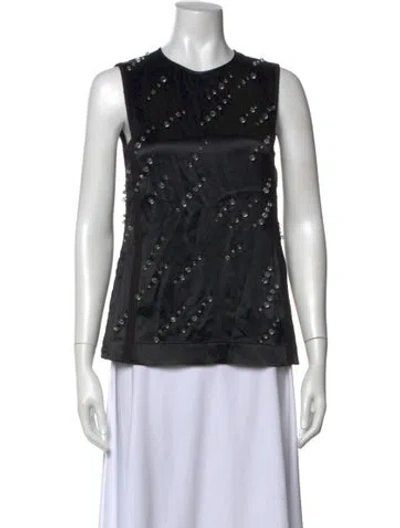 Pre-owned 3.1 Phillip Lim Crew Neck Sleeveless Top W/ Tags In Black