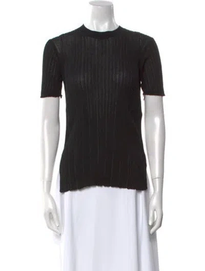 Pre-owned 3.1 Phillip Lim Crew Neck Sweater In Black