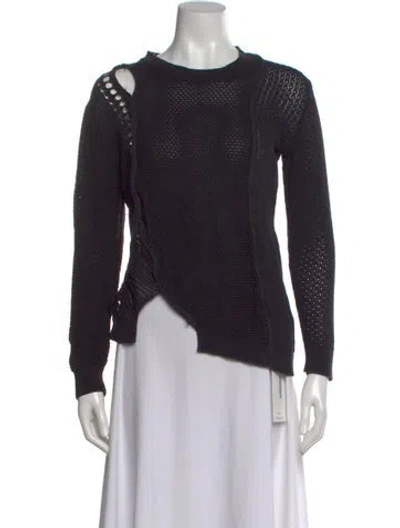 Pre-owned 3.1 Phillip Lim Crew Neck Sweater In Black