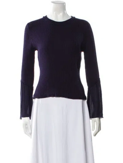 Pre-owned 3.1 Phillip Lim Crew Neck Sweater In Blue
