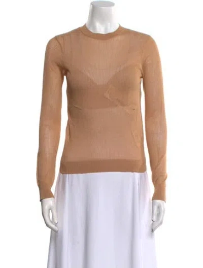 Pre-owned 3.1 Phillip Lim Crew Neck Sweater In Brown