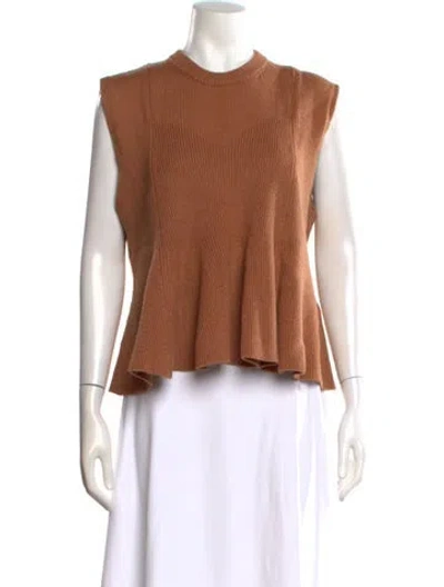 Pre-owned 3.1 Phillip Lim Crew Neck Sweater In Brown