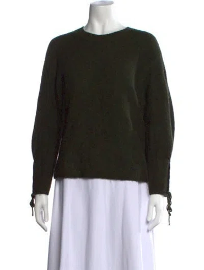 Pre-owned 3.1 Phillip Lim Crew Neck Sweater In Green