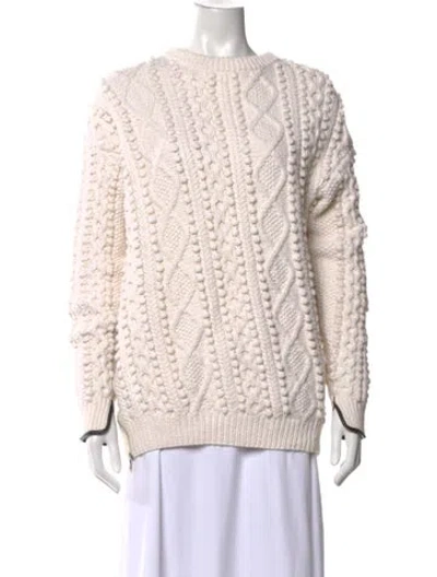 Pre-owned 3.1 Phillip Lim Crew Neck Sweater In Neutrals