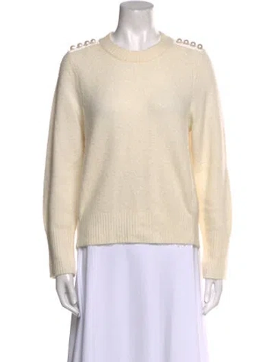 Pre-owned 3.1 Phillip Lim Crew Neck Sweater In White