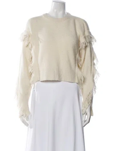 Pre-owned 3.1 Phillip Lim Crew Neck Sweater In White