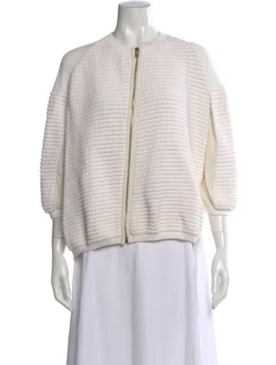 Pre-owned 3.1 Phillip Lim Crew Neck Sweater In White