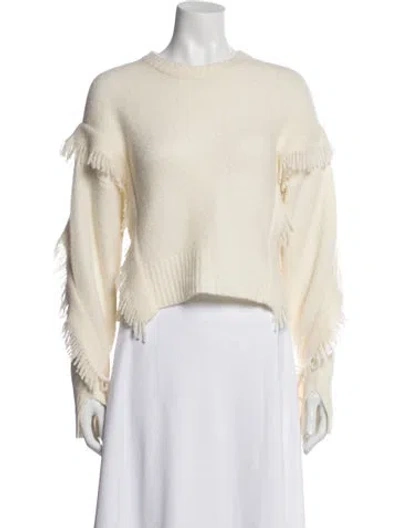 Pre-owned 3.1 Phillip Lim Crew Neck Sweater In White