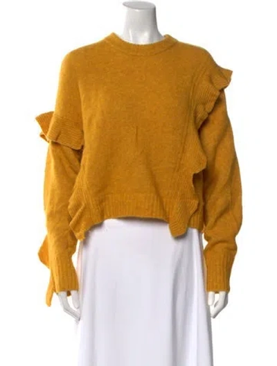 Pre-owned 3.1 Phillip Lim Crew Neck Sweater In Yellow