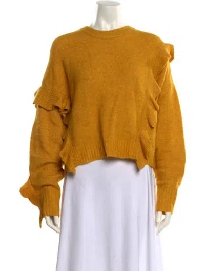 Pre-owned 3.1 Phillip Lim Crew Neck Sweater In Yellow