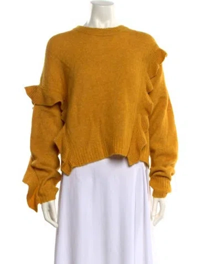 Pre-owned 3.1 Phillip Lim Crew Neck Sweater In Yellow