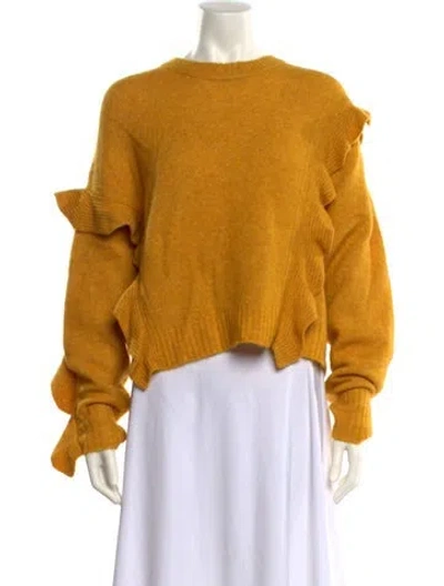 Pre-owned 3.1 Phillip Lim Crew Neck Sweater In Yellow