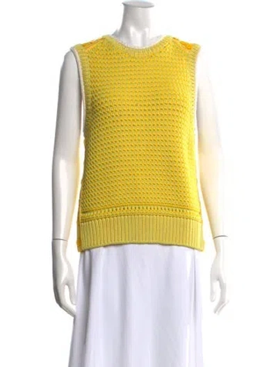 Pre-owned 3.1 Phillip Lim Crew Neck Sweater In Yellow
