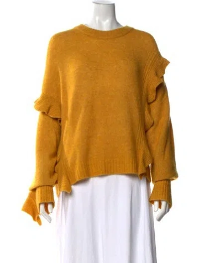 Pre-owned 3.1 Phillip Lim Crew Neck Sweater In Yellow