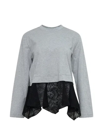 3.1 Phillip Lim Crew-neck T-shirt In Gray