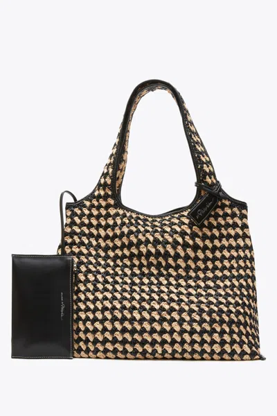 3.1 Phillip Lim Crochet Raffia Market Tote