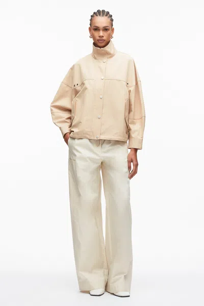 3.1 Phillip Lim Cropped Ballon Utility Jacket In Sand