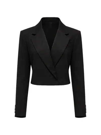 3.1 Phillip Lim Cropped Blazer In Black