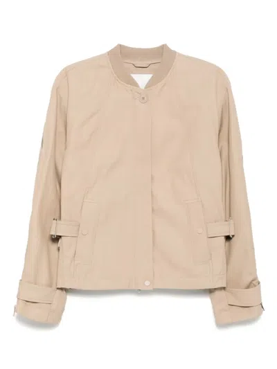 3.1 Phillip Lim Cropped Bomber Jacket In Brown