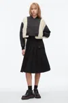 3.1 Phillip Lim Cropped Jacket With Sherpa Combo In Multi
