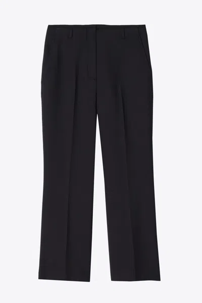 3.1 Phillip Lim Cropped Kick Flare Trouser In Black