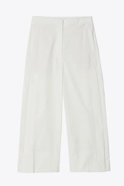 3.1 Phillip Lim Cropped Pants With Side Vent In White