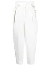 3.1 Phillip Lim Cropped Paperbag Trousers In White