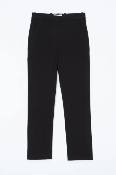 3.1 Phillip Lim Cropped Straight Leg Trouser In Black