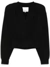 3.1 Phillip Lim Cropped Sweatshirt In Black