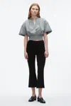 3.1 Phillip Lim Cropped Sweatshirt In Black