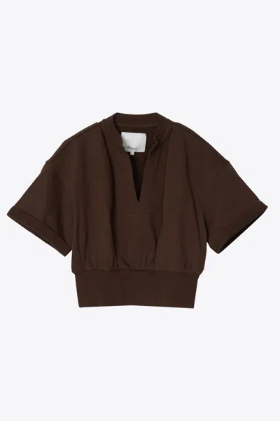 3.1 Phillip Lim Cropped Sweatshirt In Green