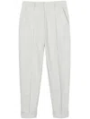 3.1 Phillip Lim Cropped Tapered Trousers In 灰色